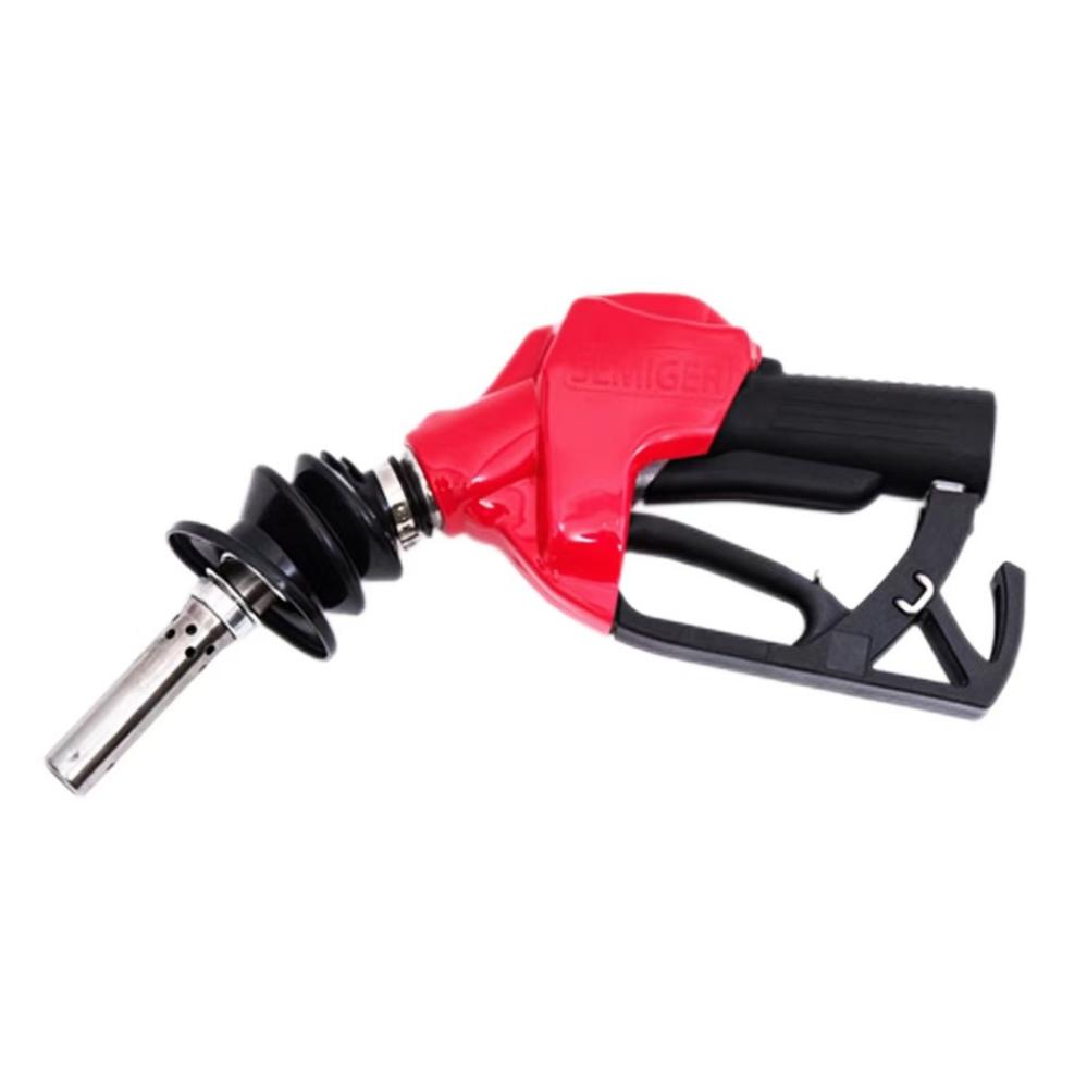 Self-sealing oil gun